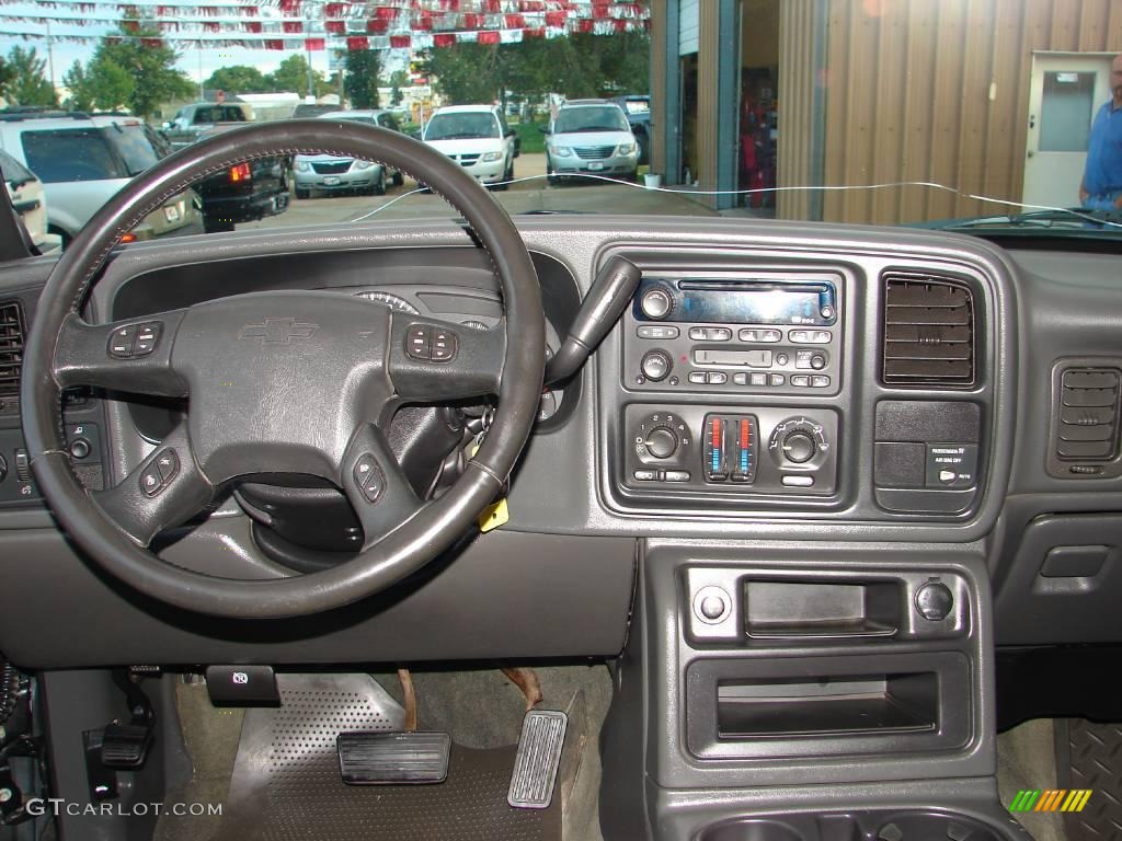 2003 Silverado 1500 LT Extended Cab 4x4 - Dark Gray Metallic / Medium Gray photo #8