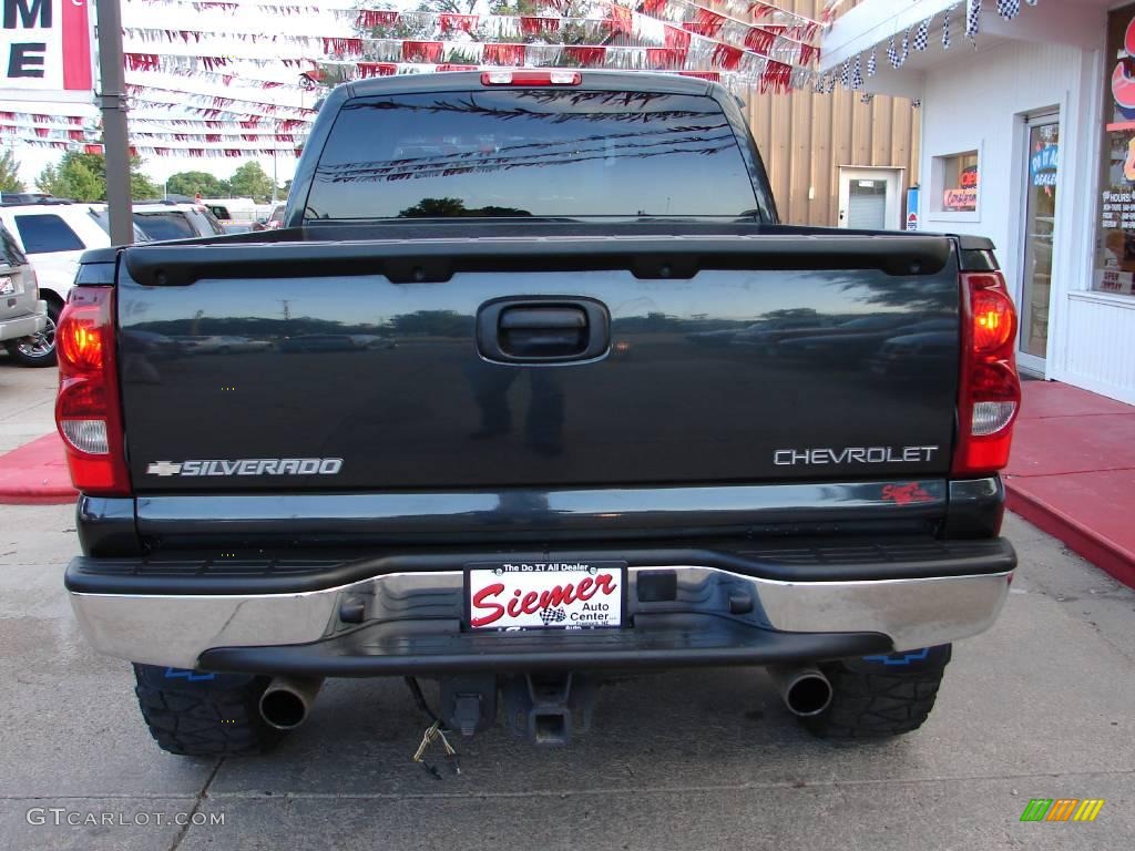 2003 Silverado 1500 LT Extended Cab 4x4 - Dark Gray Metallic / Medium Gray photo #14