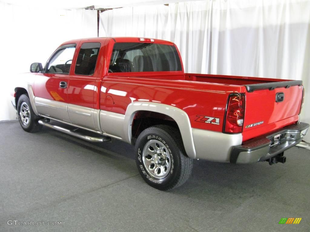 2006 Silverado 1500 Z71 Extended Cab 4x4 - Victory Red / Dark Charcoal photo #4