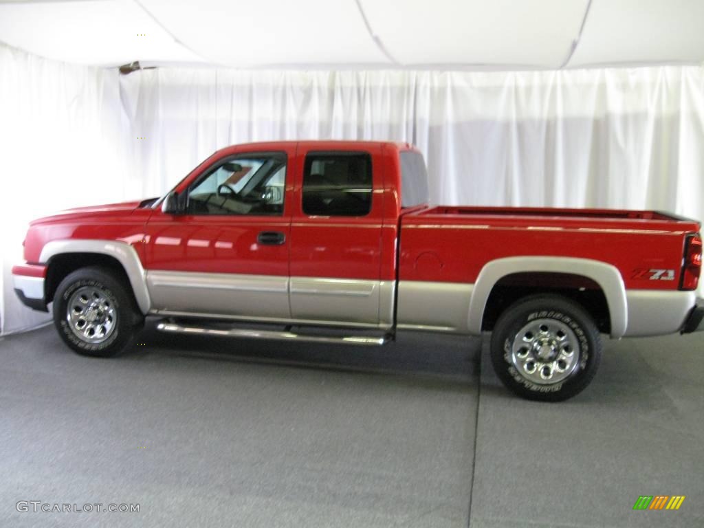 2006 Silverado 1500 Z71 Extended Cab 4x4 - Victory Red / Dark Charcoal photo #5