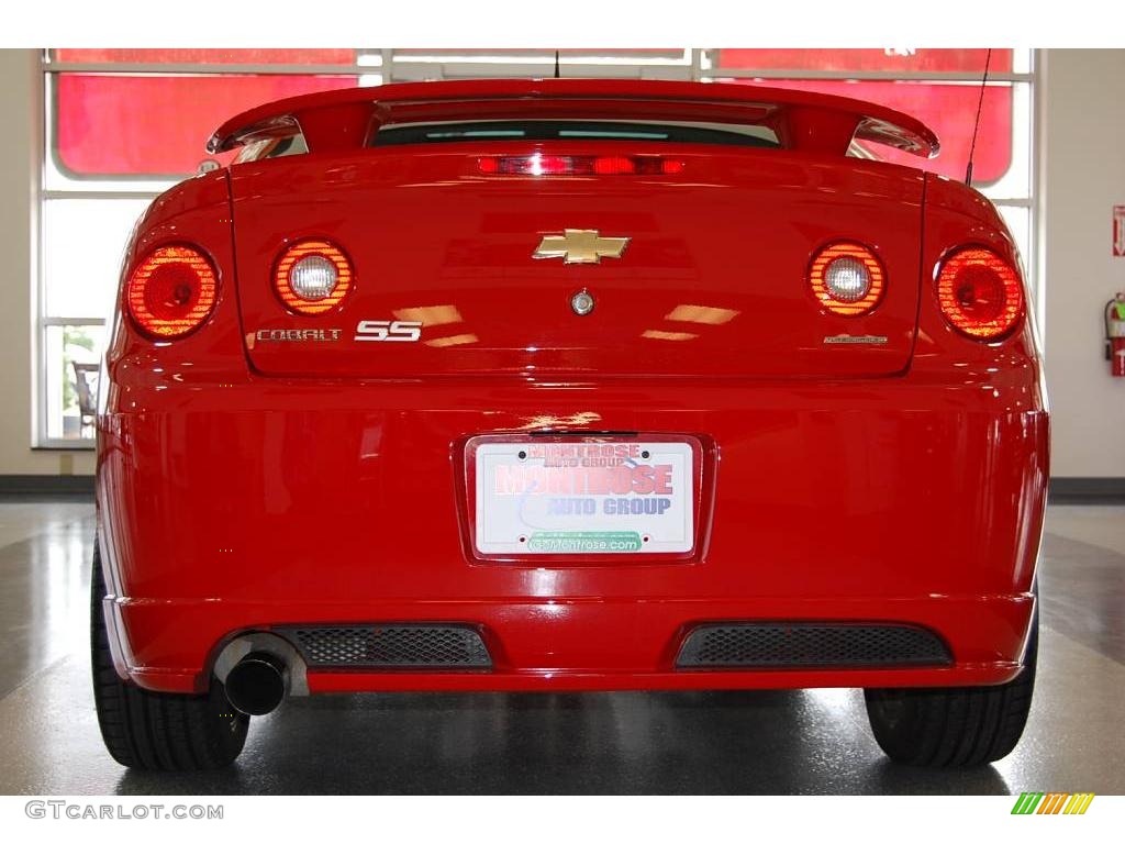 2008 Cobalt SS Coupe - Victory Red / Ebony/Red photo #6