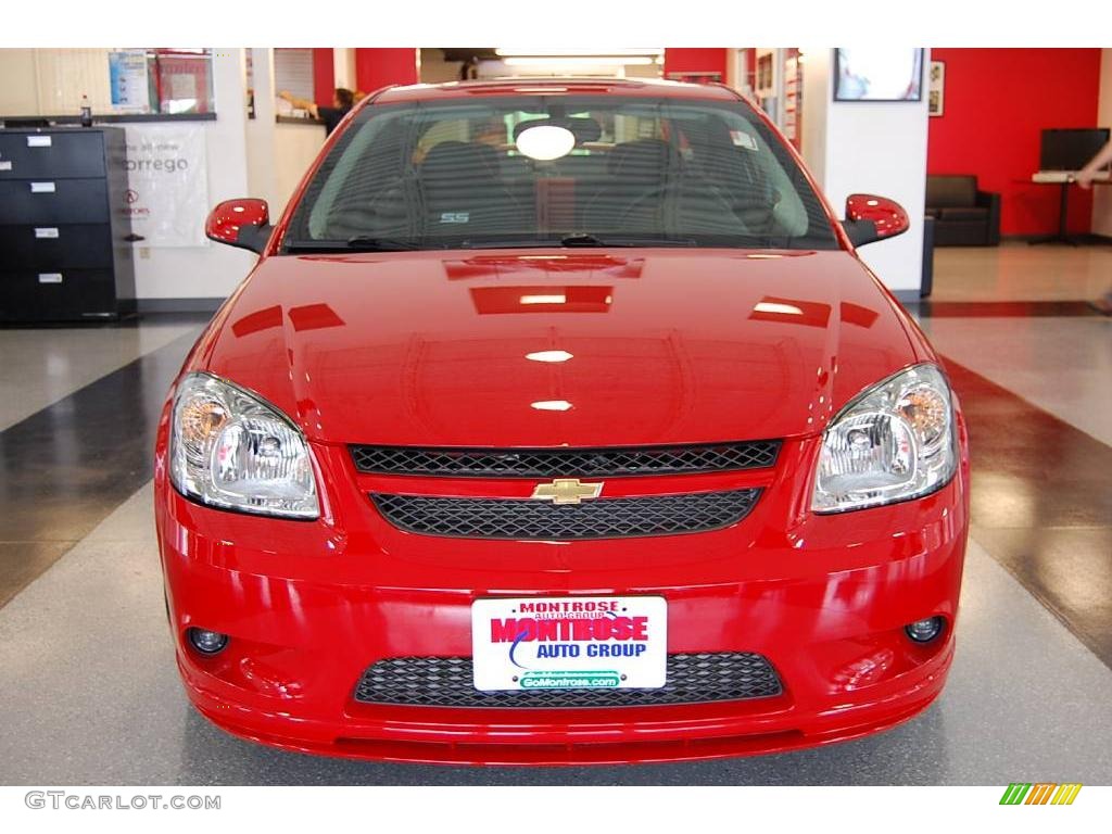2008 Cobalt SS Coupe - Victory Red / Ebony/Red photo #10