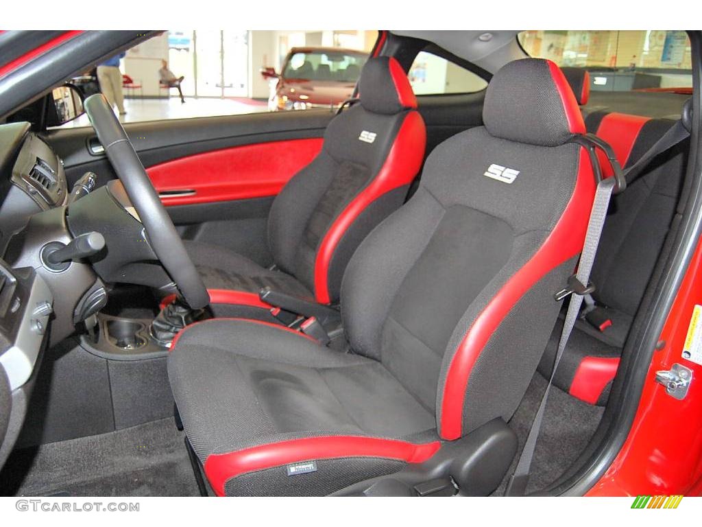 2008 Cobalt SS Coupe - Victory Red / Ebony/Red photo #15