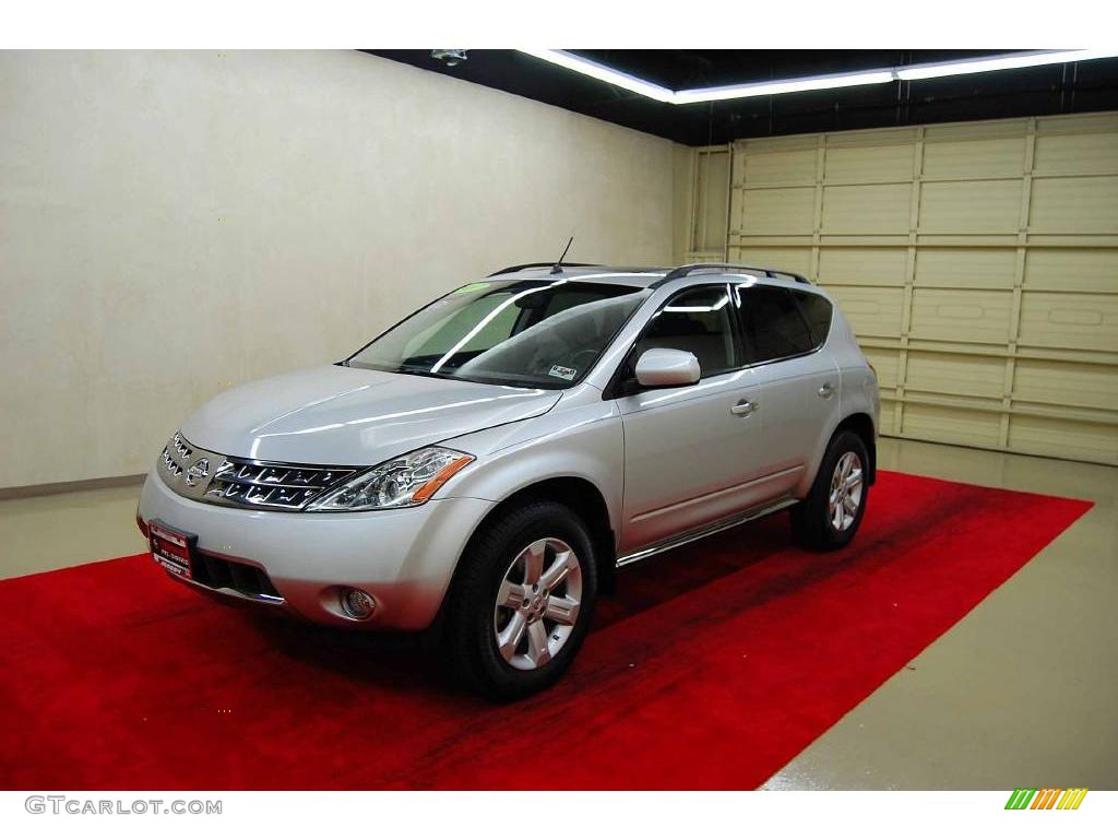 2007 Murano SL - Brilliant Silver Metallic / Charcoal photo #3