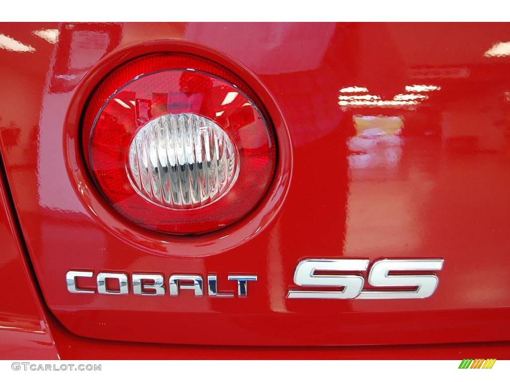 2008 Cobalt SS Coupe - Victory Red / Ebony/Red photo #52