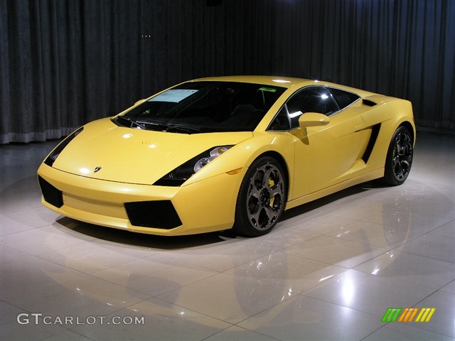 2005 Gallardo Coupe - Giallo Midas / Black photo #1