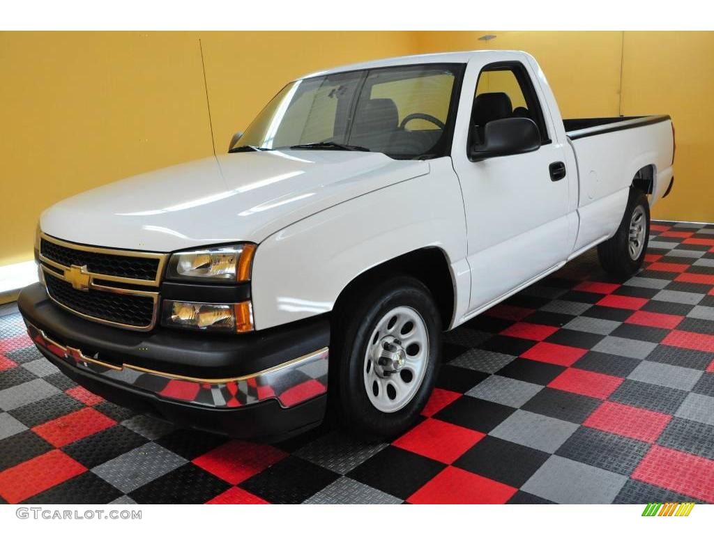 2007 Silverado 1500 Classic LS Regular Cab - Summit White / Dark Charcoal photo #1