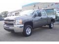 2009 Graystone Metallic Chevrolet Silverado 2500HD LS Extended Cab 4x4  photo #1