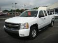 2007 Summit White Chevrolet Silverado 1500 LT Extended Cab  photo #7