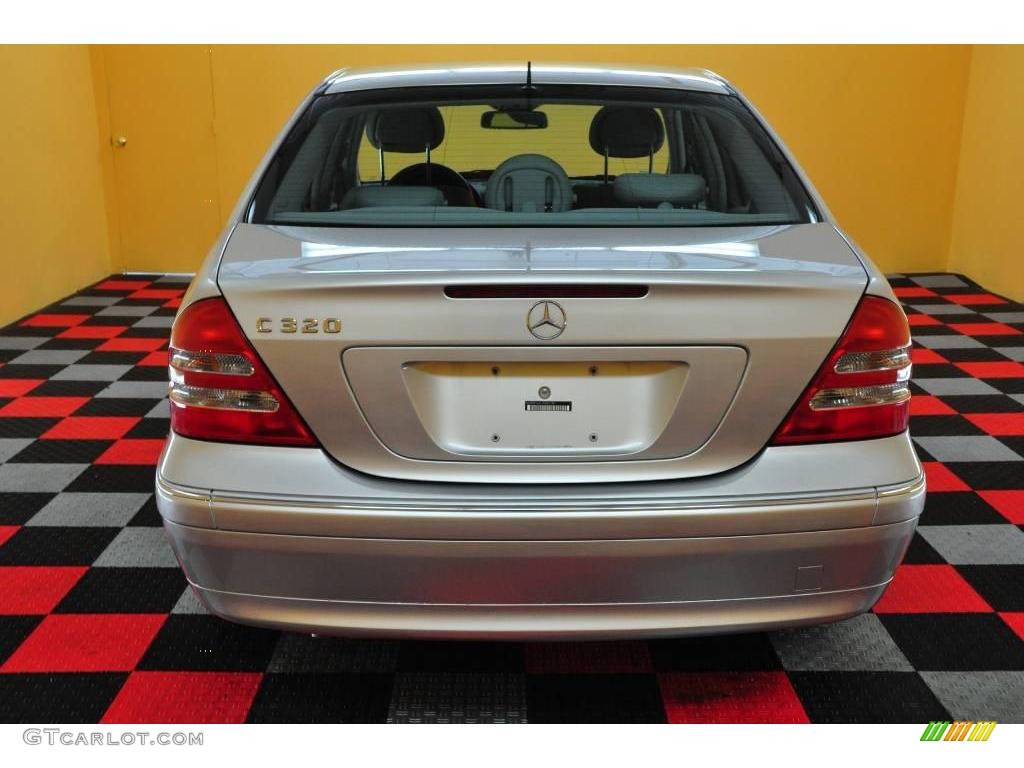2001 C 320 Sedan - Brilliant Silver Metallic / Ash photo #5