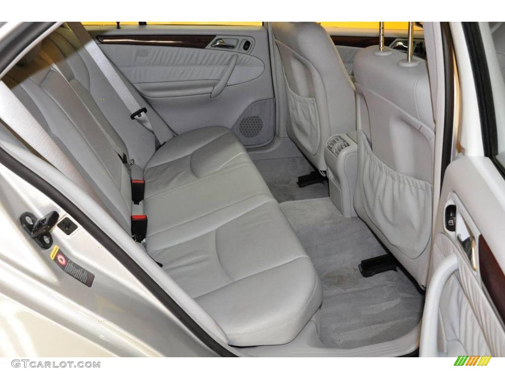 2001 C 320 Sedan - Brilliant Silver Metallic / Ash photo #13