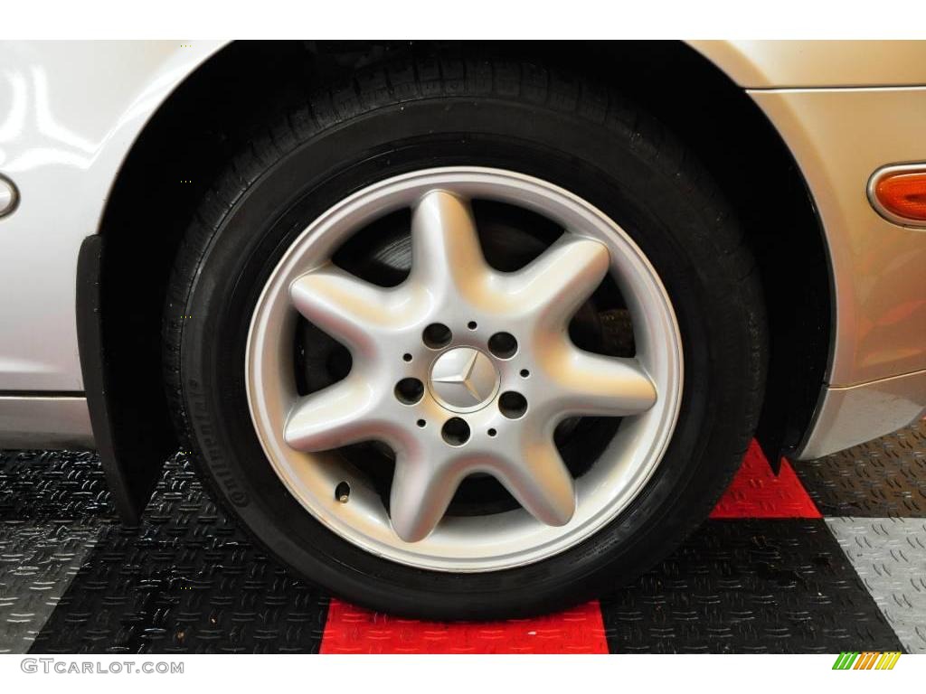 2001 C 320 Sedan - Brilliant Silver Metallic / Ash photo #15