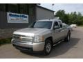 2007 Silver Birch Metallic Chevrolet Silverado 1500 Work Truck Extended Cab  photo #1