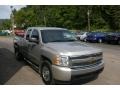 2007 Silver Birch Metallic Chevrolet Silverado 1500 Work Truck Extended Cab  photo #16