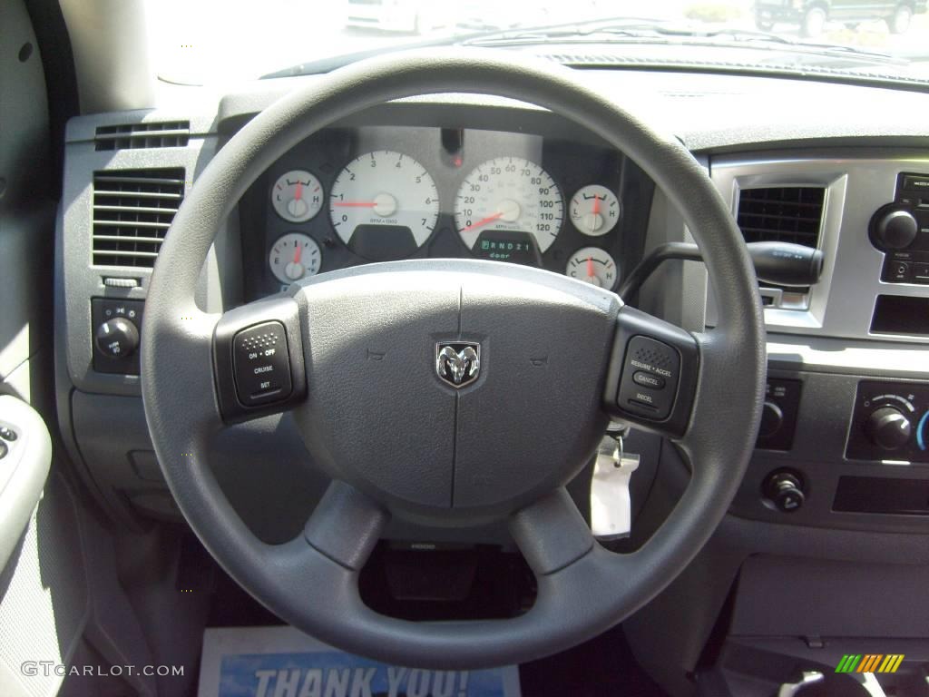 2008 Ram 2500 Big Horn Quad Cab 4x4 - Brilliant Black Crystal Pearl / Medium Slate Gray photo #23