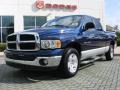 2005 Patriot Blue Pearl Dodge Ram 1500 SLT Quad Cab  photo #1