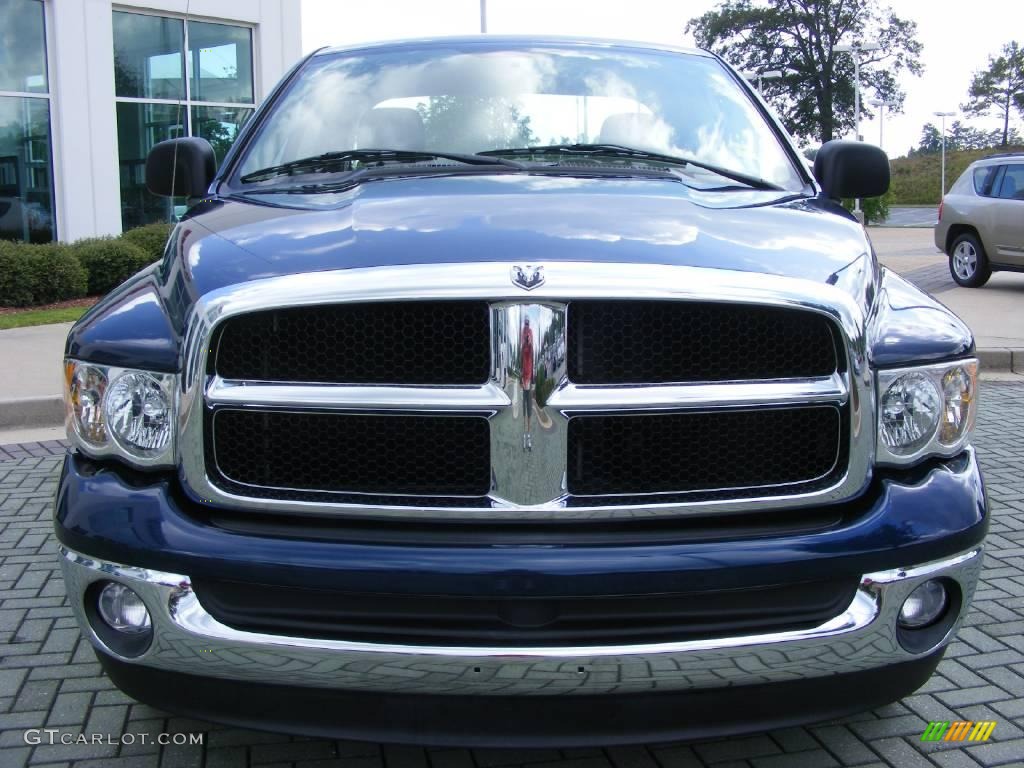 2005 Ram 1500 SLT Quad Cab - Patriot Blue Pearl / Dark Slate Gray photo #8