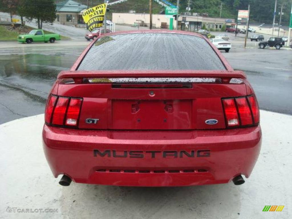 2003 Mustang GT Coupe - Redfire Metallic / Dark Charcoal photo #3