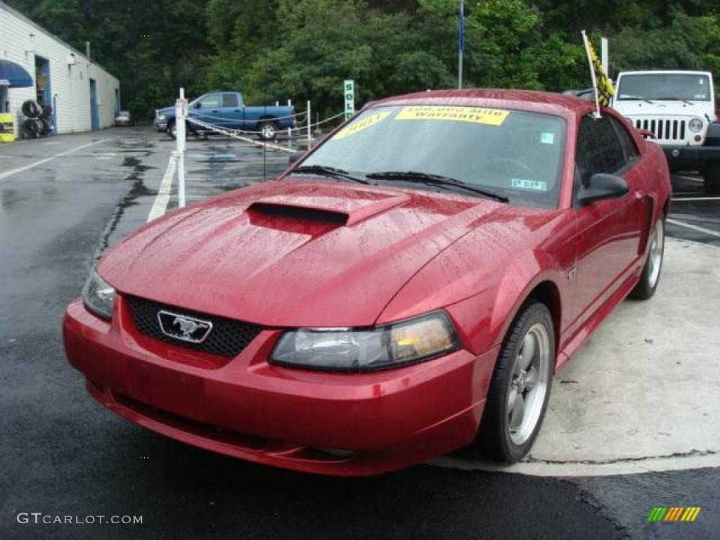 2003 Mustang GT Coupe - Redfire Metallic / Dark Charcoal photo #8