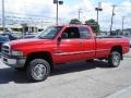 1998 Flame Red Dodge Ram 2500 Laramie Extended Cab 4x4  photo #1