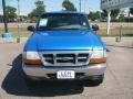 2000 Bright Atlantic Blue Metallic Ford Ranger XLT SuperCab 4x4  photo #2