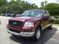 2004 Dark Toreador Red Metallic Ford F150 XLT SuperCab 4x4  photo #6