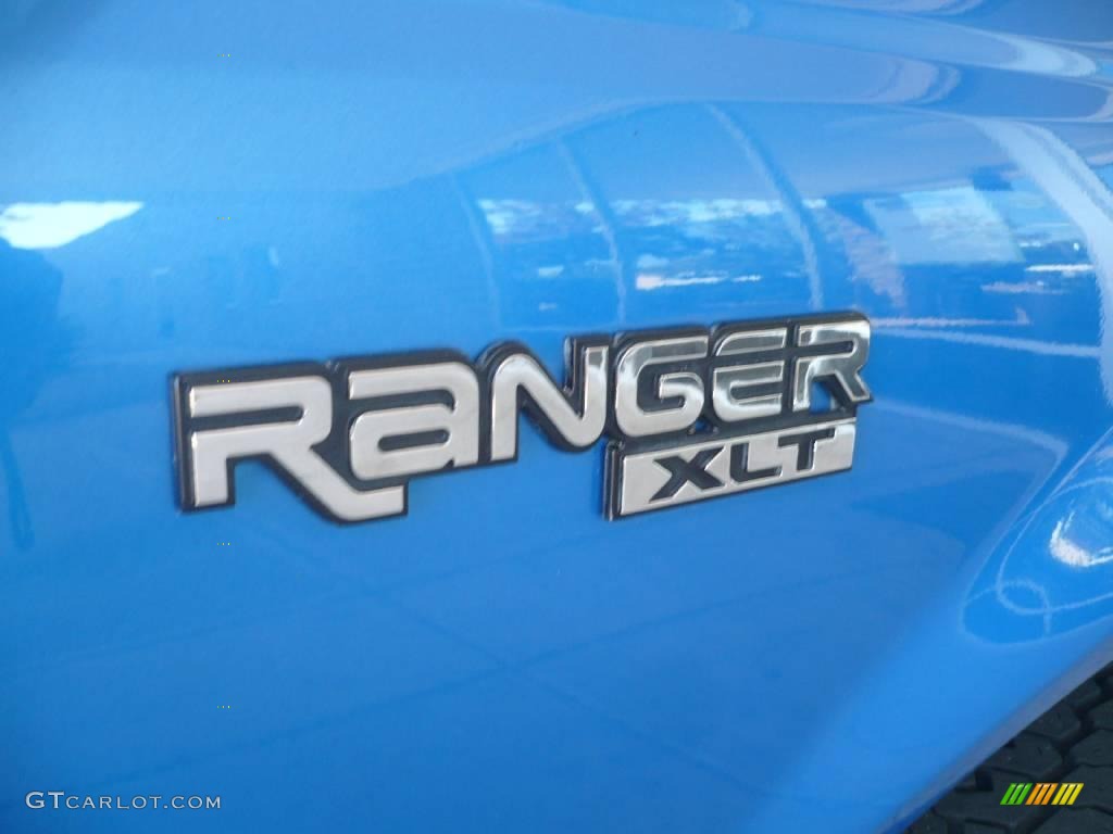 2000 Ranger XLT SuperCab 4x4 - Bright Atlantic Blue Metallic / Medium Graphite photo #10
