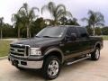 2005 Dark Stone Metallic Ford F250 Super Duty Lariat Crew Cab 4x4  photo #7