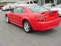 2004 Torch Red Ford Mustang V6 Coupe  photo #4