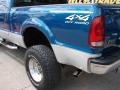 2002 Island Blue Metallic Ford F250 Super Duty XLT Crew Cab 4x4  photo #20