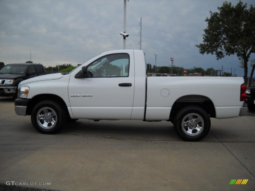 Bright White Dodge Ram 1500