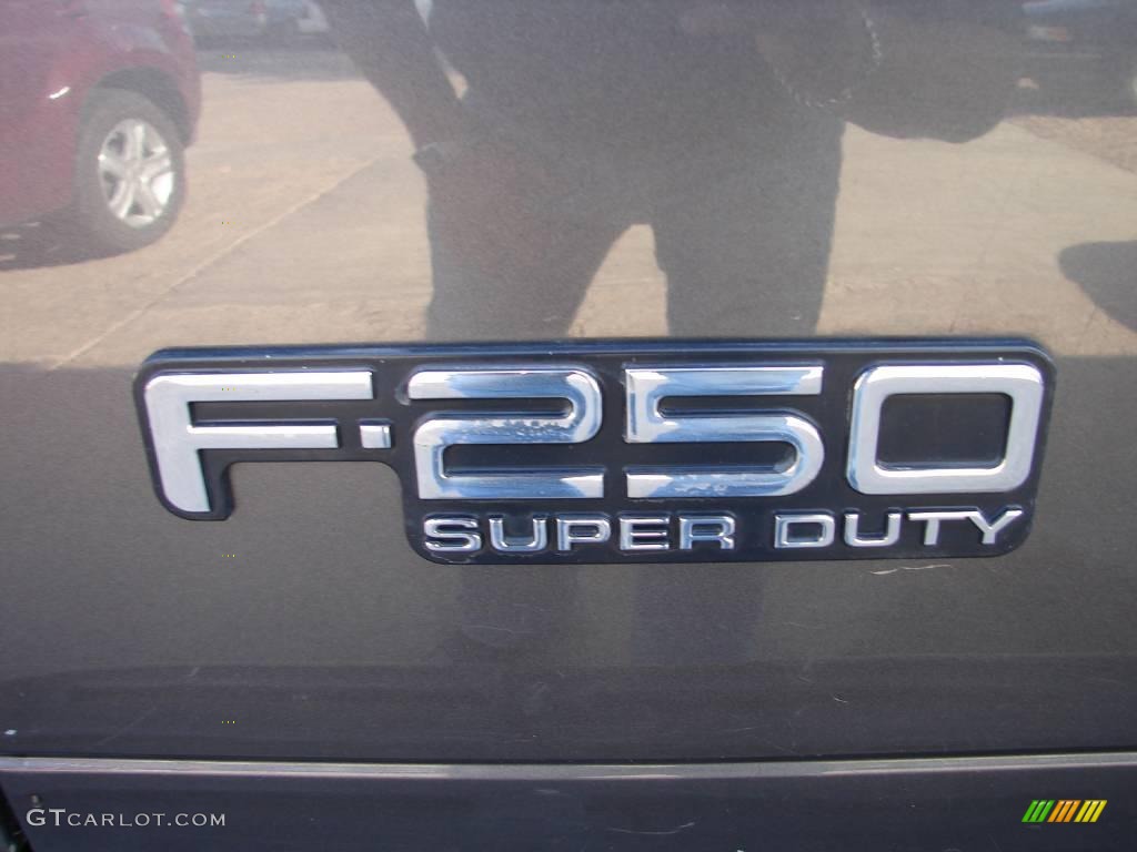 2002 F250 Super Duty XLT SuperCab 4x4 - Dark Shadow Grey Metallic / Medium Flint photo #20
