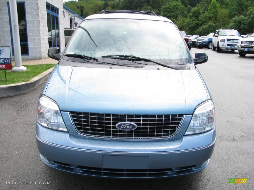 2007 Freestar SEL - Windveil Blue Metallic / Flint Gray photo #3