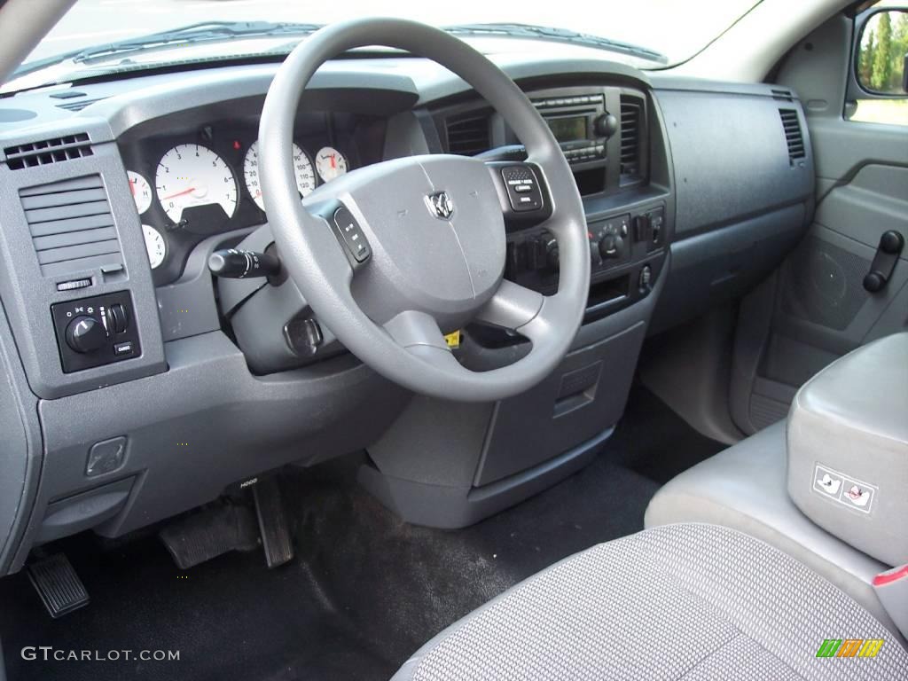 2006 Ram 1500 ST Regular Cab - Bright White / Medium Slate Gray photo #16