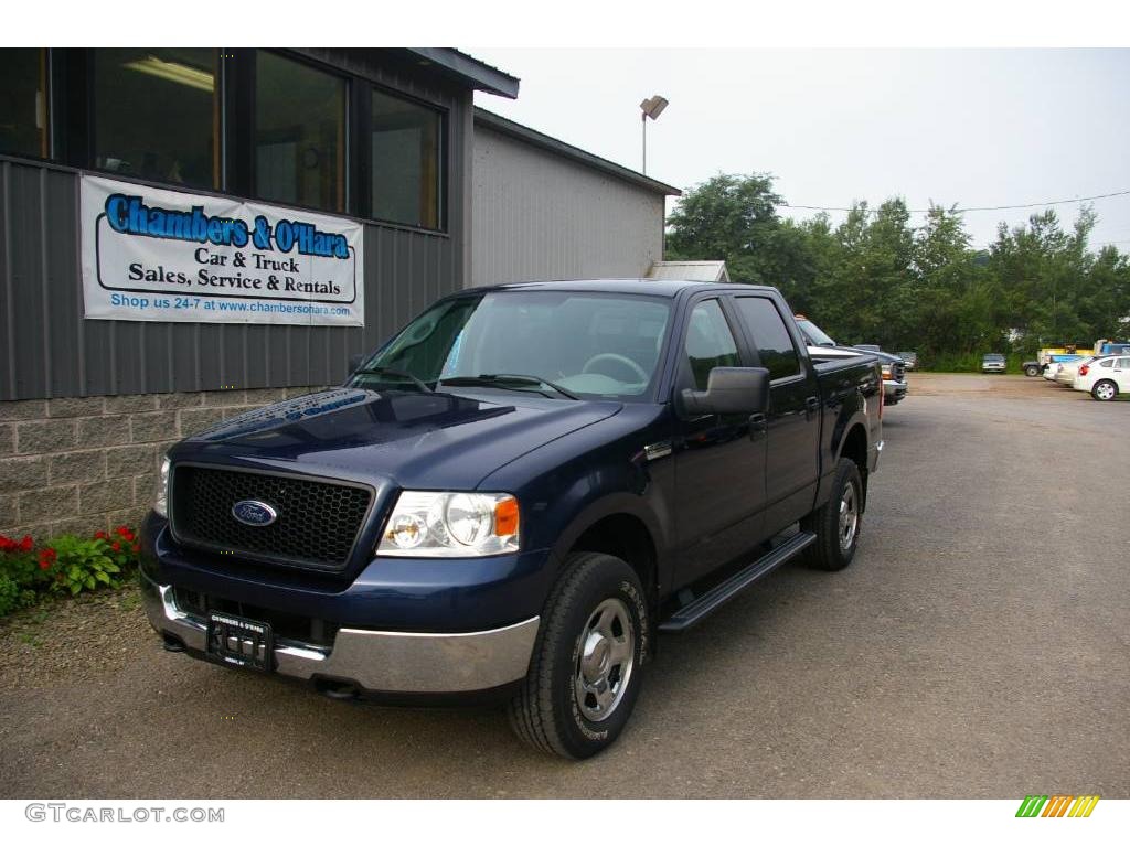 True Blue Metallic Ford F150