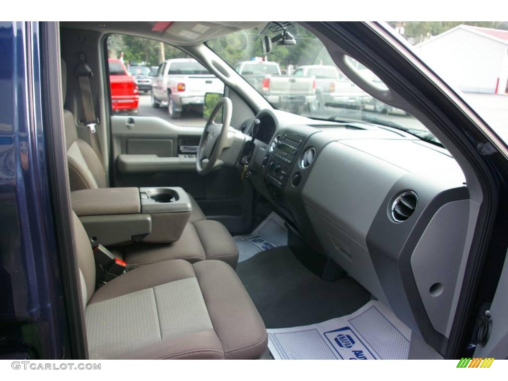 2005 F150 XLT SuperCrew 4x4 - True Blue Metallic / Medium Flint Grey photo #11