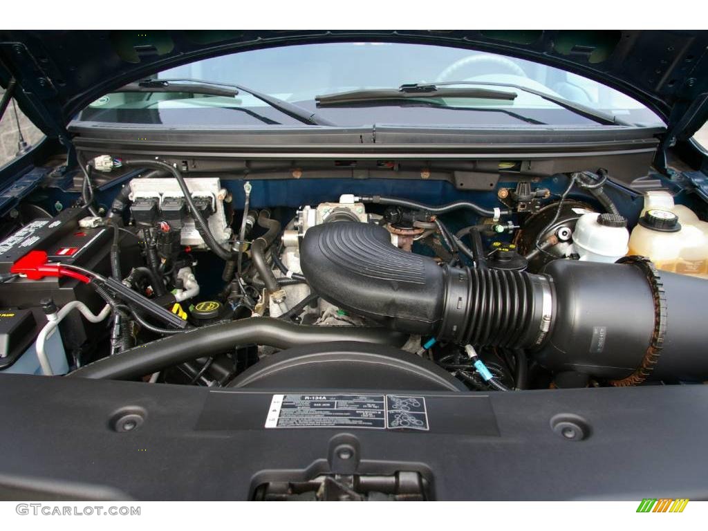 2005 F150 XLT SuperCrew 4x4 - True Blue Metallic / Medium Flint Grey photo #12