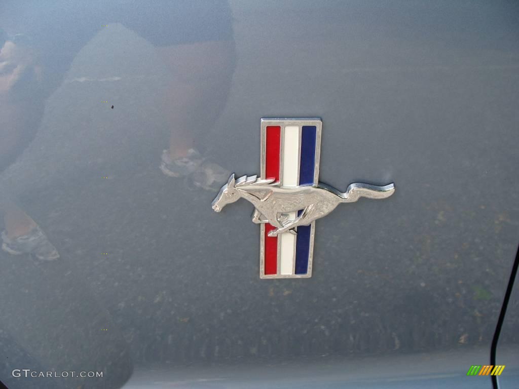 2006 Mustang V6 Premium Convertible - Windveil Blue Metallic / Dark Charcoal photo #11