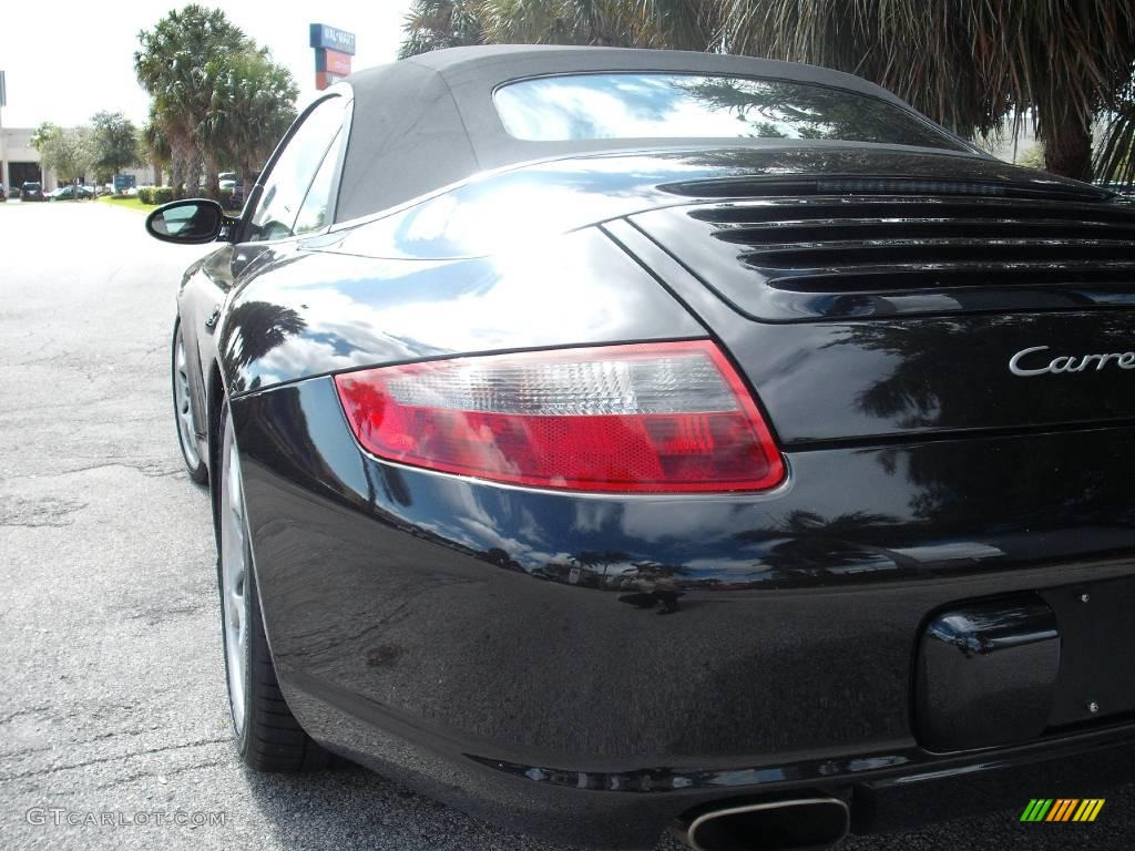 2005 911 Carrera Cabriolet - Black / Sand Beige photo #8