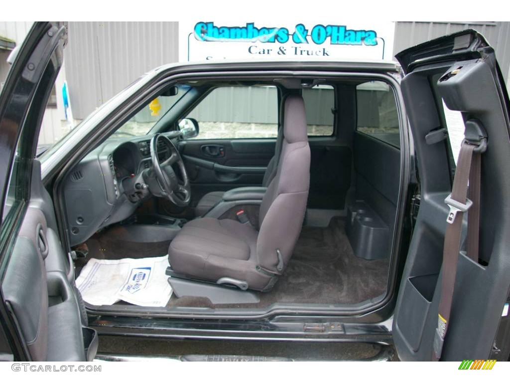 2003 Sonoma SLS Extended Cab 4x4 - Onyx Black / Graphite photo #5