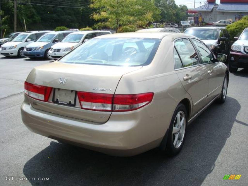 2003 Accord EX-L Sedan - Desert Mist Metallic / Ivory photo #4