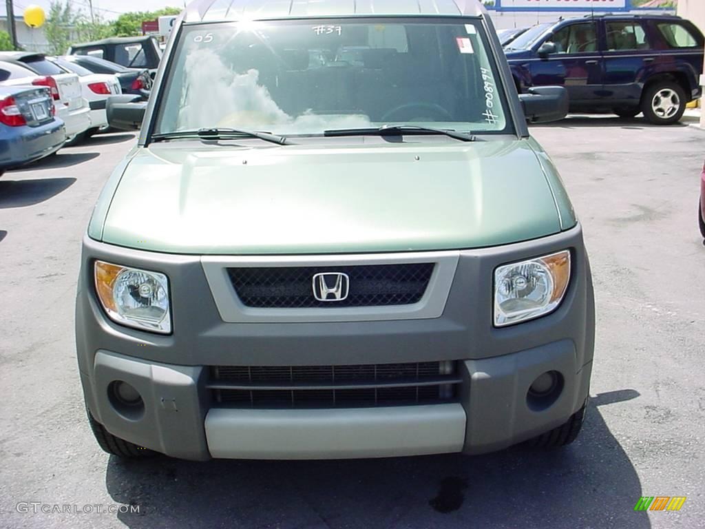 2005 Element EX AWD - Galapagos Green Metallic / Gray/Green photo #9