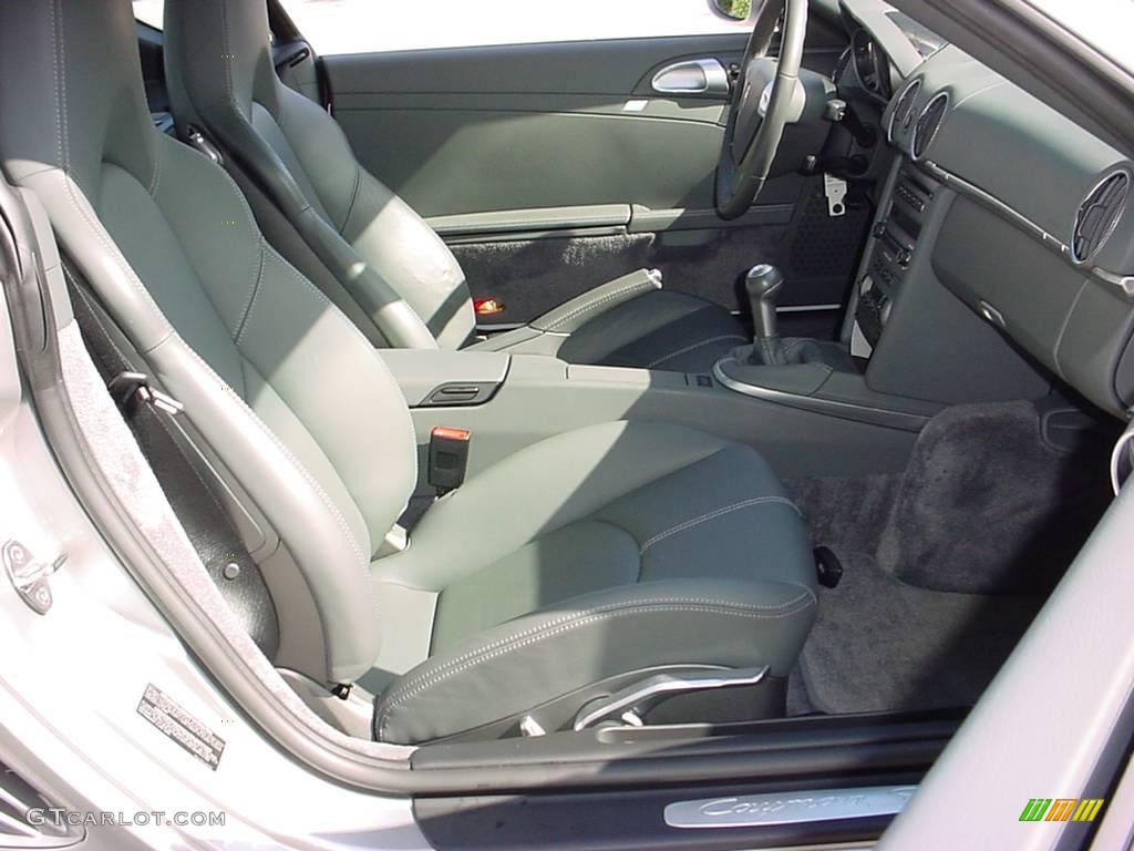 Stone Grey Interior 2007 Porsche Cayman S Photo #1650639