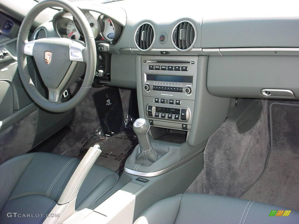 2007 Porsche Cayman S Stone Grey Dashboard Photo #1650644
