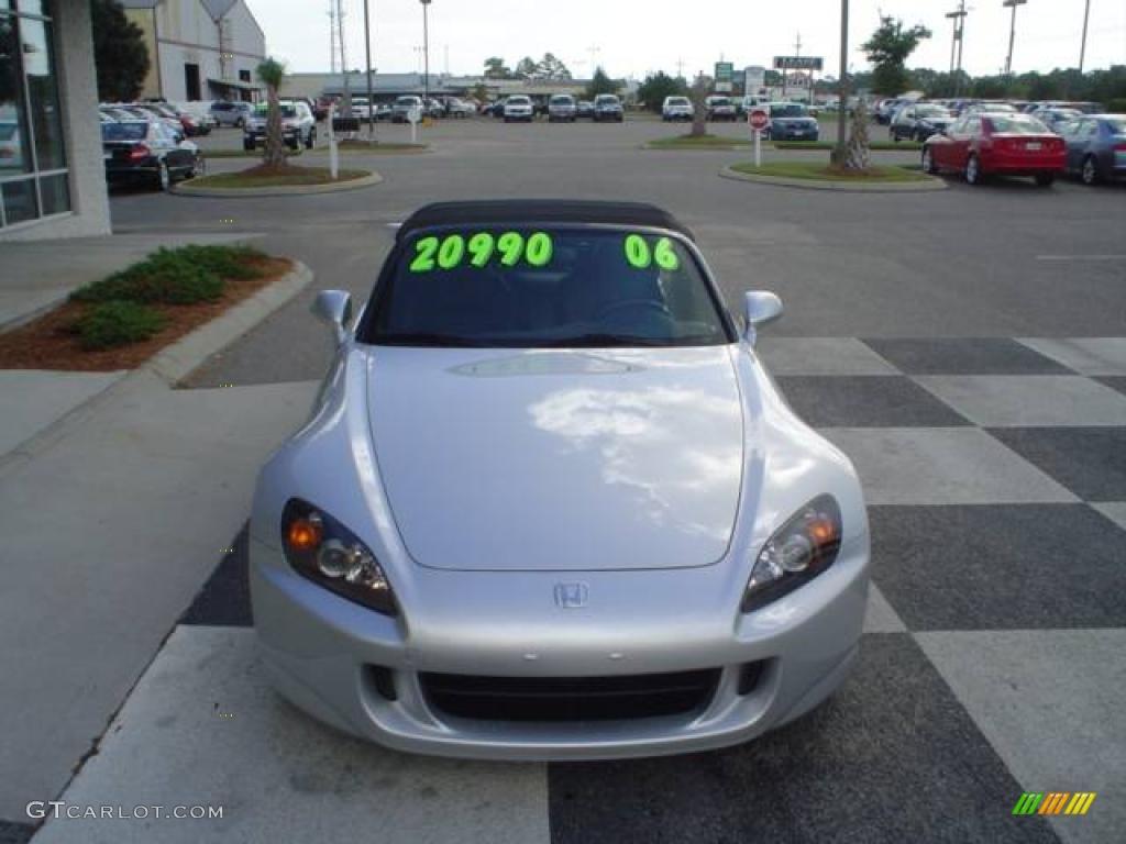 2006 S2000 Roadster - Sebring Silver Metallic / Black photo #2