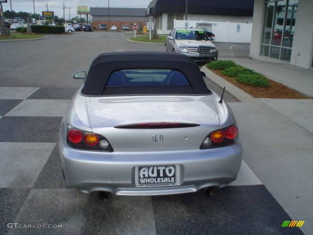 2006 S2000 Roadster - Sebring Silver Metallic / Black photo #3