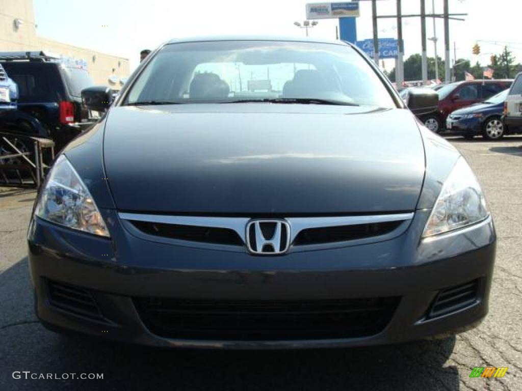 2007 Accord EX-L V6 Sedan - Graphite Pearl / Gray photo #2