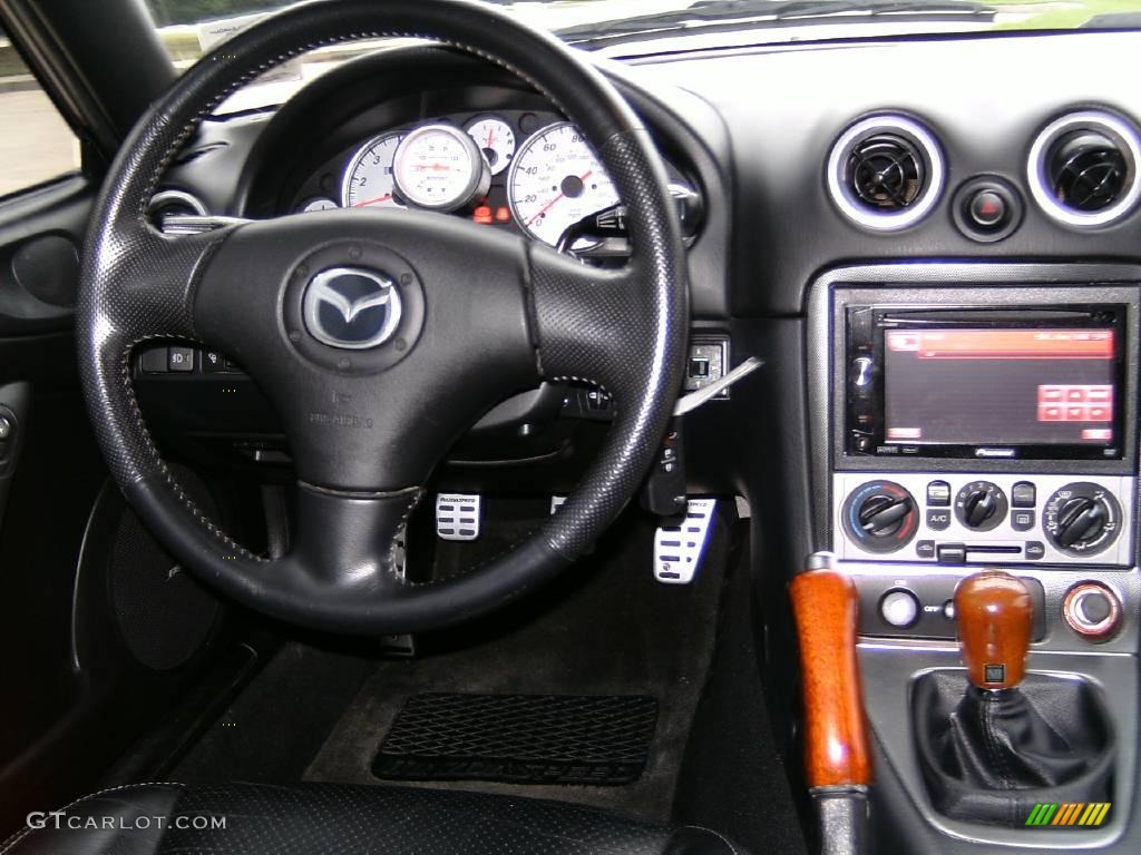 2005 MX-5 Miata MAZDASPEED Grand Touring Roadster - Lava Orange Mica / Black/Silver photo #10