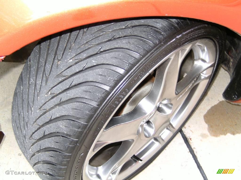 2005 MX-5 Miata MAZDASPEED Grand Touring Roadster - Lava Orange Mica / Black/Silver photo #11