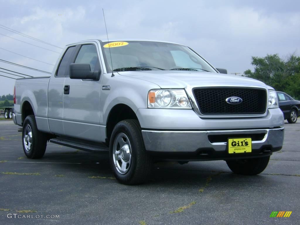 2007 F150 XLT SuperCab 4x4 - Silver Metallic / Medium Flint photo #9